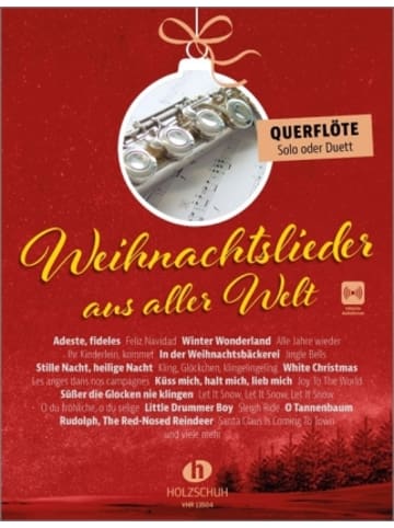 Musikverlag Holzschuh Buch - Weihnachtslieder aus aller Welt - Querflöte