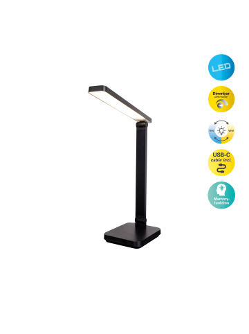 näve LED Tischleuchte "MOVER" in schwarz - EEK E
