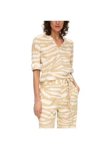 S.OLIVER RED LABEL Langarmbluse in Beige