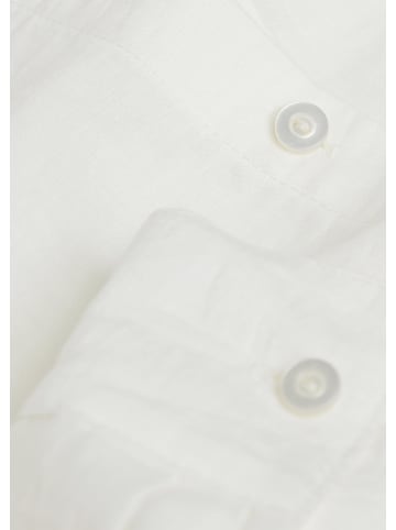 GOLDNER Kurzgröße:  Tunikabluse in cremeweiß