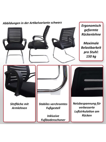 MCW 2er-Set Konferenzstuhl K51, Grün