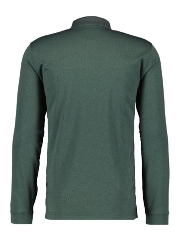 Ragman Poloshirt langarm in Grün