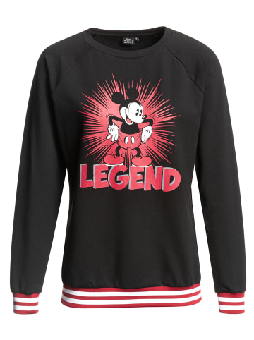 Disney Mickey Mouse Sweatshirt Mickey & Minnie Mouse Mickey Mouse Legend in schwarz