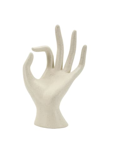 Mauro Ferretti Statuette aus cremefarbenem Kunstharz, 14 x 10 x 24 cm