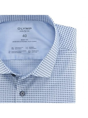 OLYMP Langarm FreizeitHemd für Herren in blau