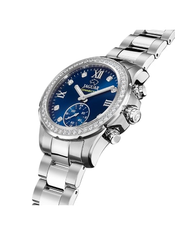 Jaguar Multifunktion-Armbanduhr Jaguar Connected silber mittel (ca. 36,5mm)