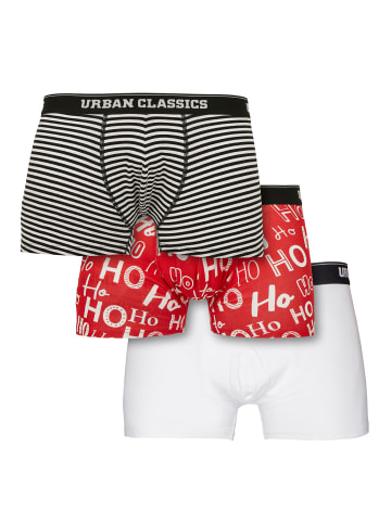 Urban Classics Boxershorts in hohoho aop+blk/wht+wht