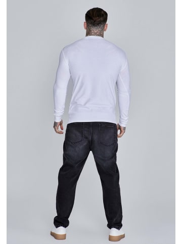 SikSilk Langarmshirt Essentials in White