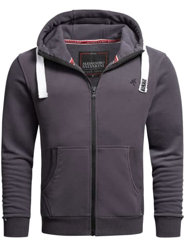 Alessandro Salvarini Jacke AS-314 in Anthrazit