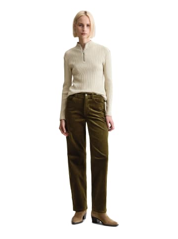 Marc O'Polo DENIM Half-Zip-Longsleeve slim in Artichoke Leaf
