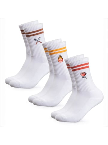 Occulto 3er Pack Motiv Tennissocken Rio in Grillen