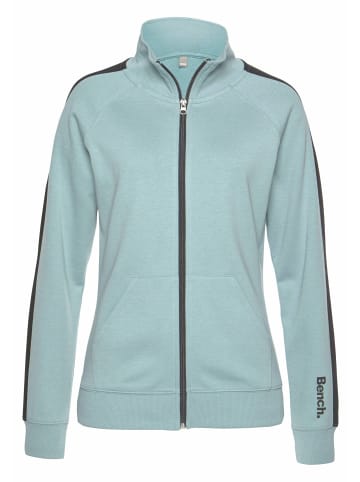 Bench Sweatjacke in mint-schwarz