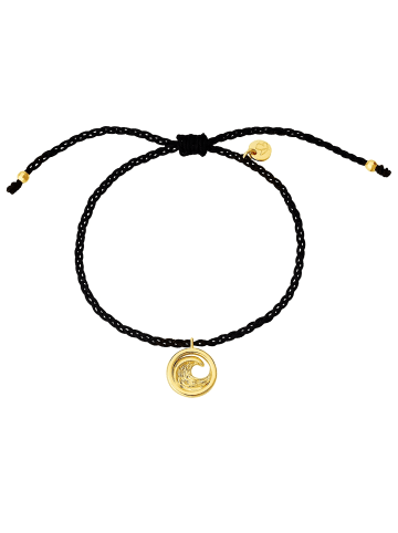 Glanzstücke München Armband Welle aus Sterling Silber in gelbgold