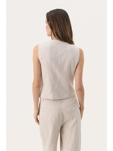 PART TWO Weste NadhiaPW Gerade Passform in French Oak Melange