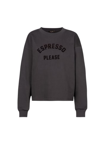 Herrlicher HEAVENLY SWEAT PEACHED Sweatshirt in Coffee