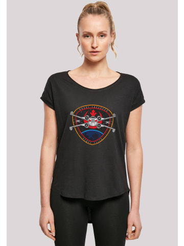 F4NT4STIC Long Cut T-Shirt Long Cut T-Shirt Star Wars Rebel Elite Badge in schwarz
