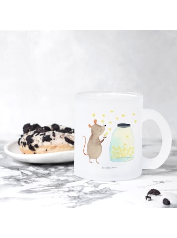 Mr. & Mrs. Panda Teetasse Maus Sterne ohne Spruch in Transparent