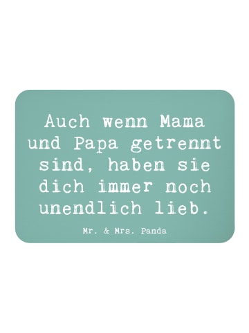 Mr. & Mrs. Panda Pinnwand Magnet Spruch Trennung von den Eltern ... in Meeresbrise