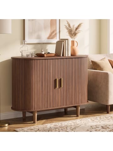 VASAGLE Sideboard Miriana in Kastanienbraun - (B)40 x (H)75 x (T)100 cm