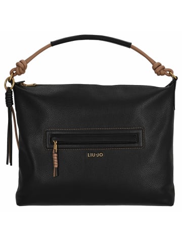 Liu Jo Sanura Hobo - Schultertasche M 38 cm (black) in schwarz