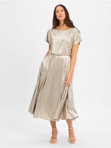 SWING Abendkleid in gold silber - 0001