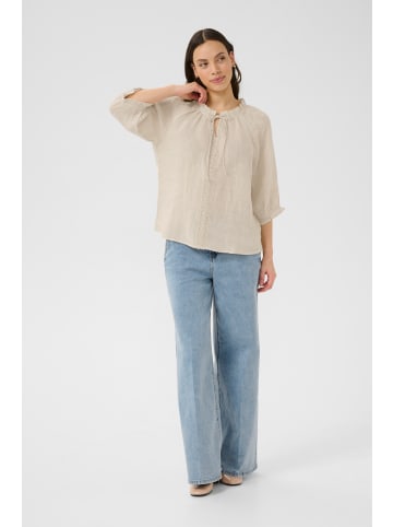 Cream Kurzarm-Bluse CRBellis Regular fit in Crispy Sand