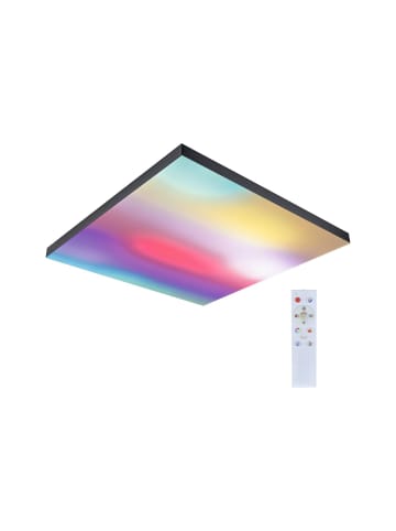 paulmann LED Panel Velora Rainbow eckig 595x595mm RGBW dimmbar in Schwarz
