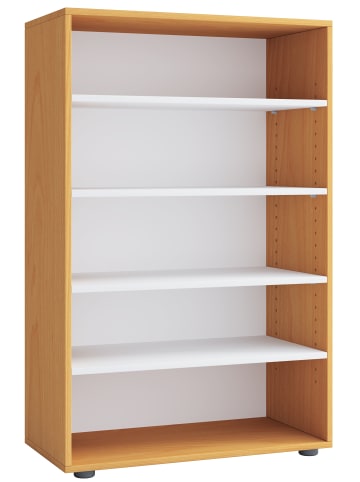 VCM XXL Holz Großer Schuhschrank Schuhregal Lona 5 in Buche