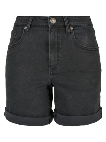 Urban Classics Jeans-Shorts in black washed
