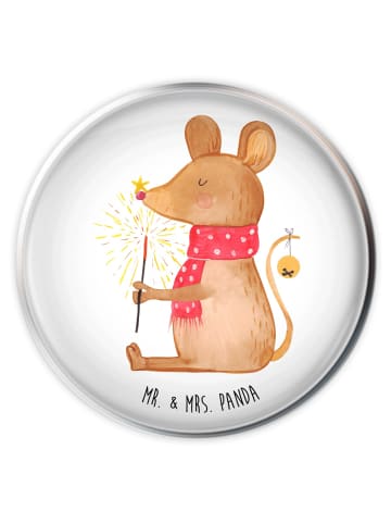 Mr. & Mrs. Panda Waschbecken Ablaufstopfen Maus Weihnachten ohne... in Weiß