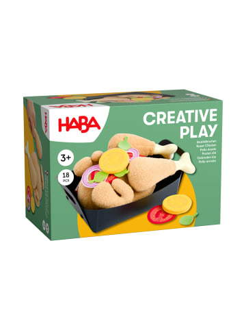 Haba Stoffpuppe Creative Play - Brathähnchen in mehrfarbig