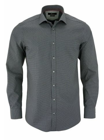 Katt Langarm FreizeitHemd für Herren in schwarz