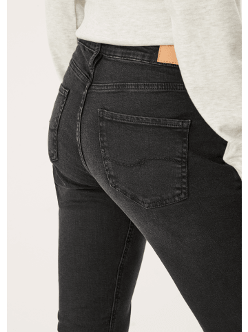 QS Denim Hose lang in Schwarz-grau