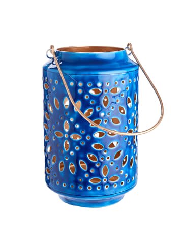 Butlers Laterne BLUE MAROCCO in Dunkelblau