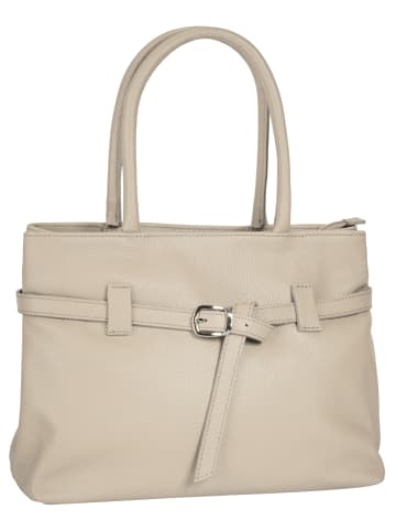 Cluty Handtasche echt Leder in beige