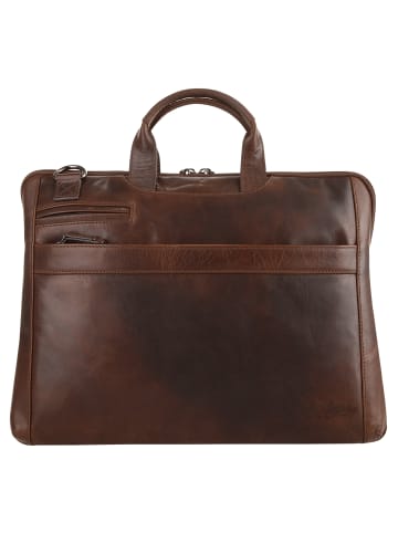 X-ZONE Notebooktasche in cognac