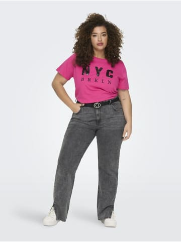 Bestelle Rundhals T-Shirt für Damen in fuchsia