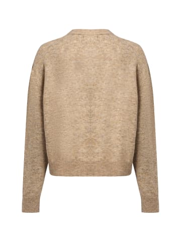 Marie Lund Strickjacke in braun beige - 0004