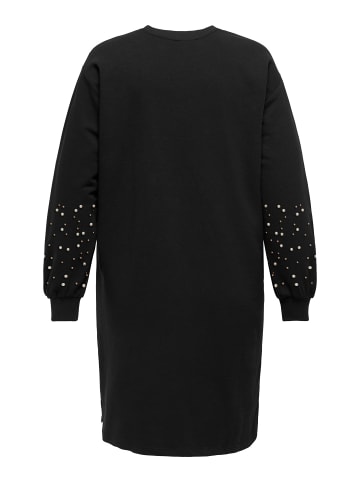 ONLY Carmakoma Sweatshirt-Kleid in Black