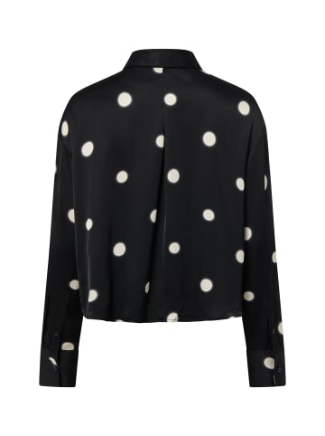 OPUS Bluse Famena dot in schwarz ecru