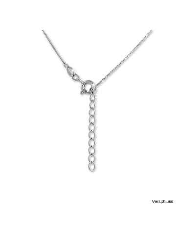SilberDream 925 Sterling Silber Damen SilberDream Halsketten Feder  ca. 44cm + 3cm