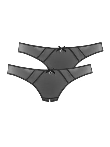 LASCANA String-Ouvert in schwarz