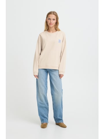ICHI Sweatshirt IHBAUMA Loose fit in BIRCH / MULTI