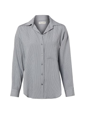 Marc O'Polo Hemdbluse in hellgrau anthrazit - 0002