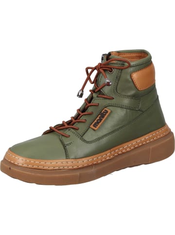 manitu Freizeit Stiefel, Freizeit Stiefeletten, Schnürstiefeletten in grün