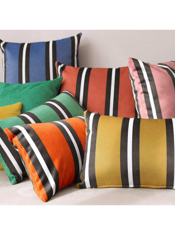 Erwin Müller Nicky-Velours, Samt Kissenhülle in orange