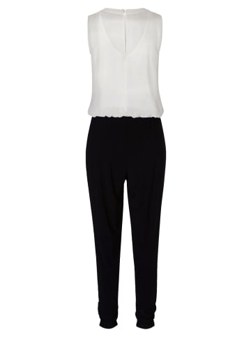 Vera Mont Jumpsuit mit Cut-Outs in Schwarz/Weiß