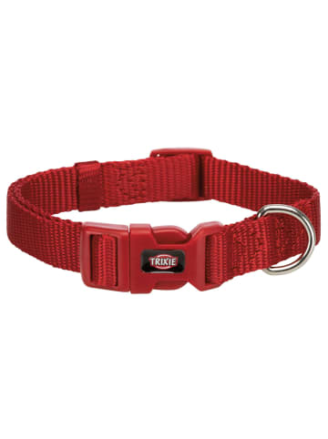 TRIXIE Premium Hundehalsband aus Nylon, rot