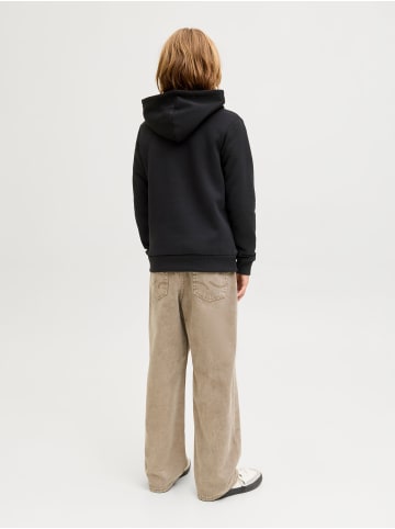 JACK & JONES Junior Kapuzenpullover in Black