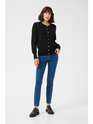 Kaffe Strickjacke KAlizza in Black Deep